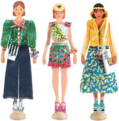 Djeco creative craft set fashion atelier La Mode by Magali Attiogbé