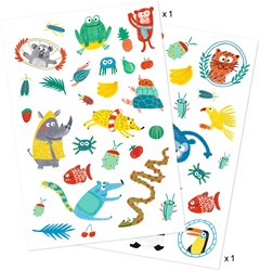Djeco tattoo Snouts - temporary animal tattoos FSC MIX