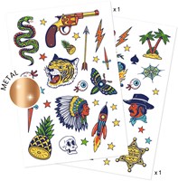 Djeco tattoo Bang Bang - temporary tattoos for kids FSC MIX