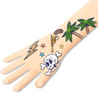 Djeco tattoo Bang Bang - temporary tattoos for kids FSC MIX-2