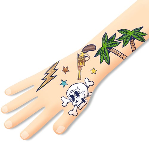 Djeco tattoo Bang Bang - temporary tattoos for kids FSC MIX-2