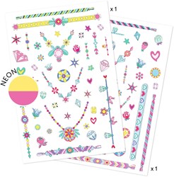 Djeco temporary tattoos Jenni's Jewels - FSC MIX jewel tattoos