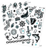 Djeco tattoo Dark side - temporary kids tattoos FSC MIX