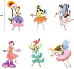 Djeco colouring pages Fairies - creative fairy doll craft set