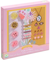Djeco beads and jewelry flowers - creative craft toy for kids-3