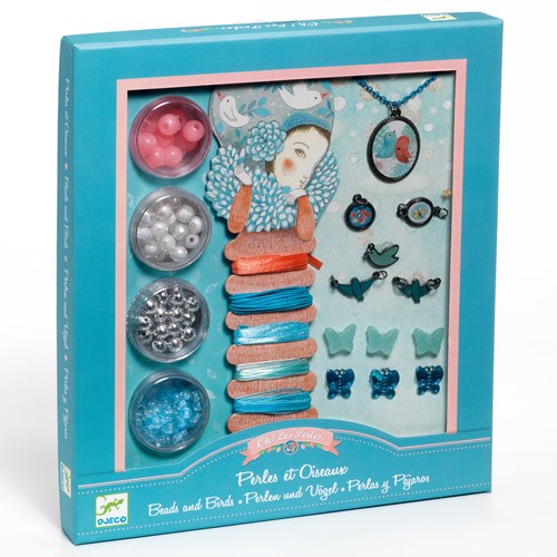 Djeco beads - creative jewelry set Beads and birds-3