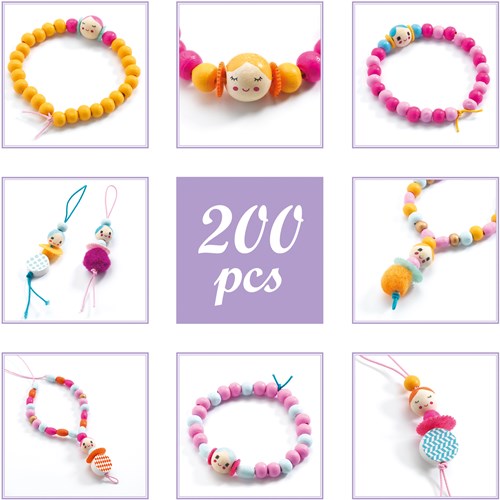 Djeco beads & jewelry - creative bead set for kids-2