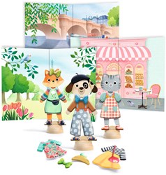 Djeco collage toy Bonjour Paris - creative craft kit