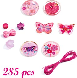 Djeco beads Butterflies jewelry craft set for kids