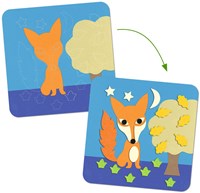 Djeco creative collage set Sweet Nature - FSC certified toy-2