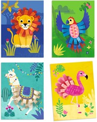 Djeco Small Loops Craft Set FSC MIX 3D Collage for Kids