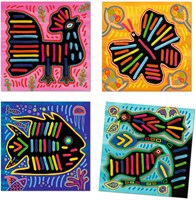 Djeco craft set super soft - creative threading art for kids