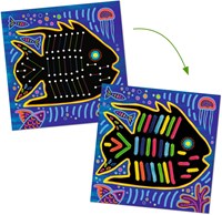 Djeco craft set super soft - creative threading art for kids-2