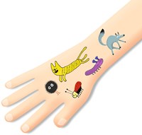 Djeco body art tattoo little critters - temporary tattoos for kids-2
