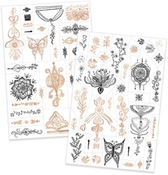 Djeco body art tattoo set Souffle d'Orient FSC mix kids tattoo