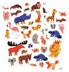 Djeco body art tattoo animals - temporary tattoos for kids