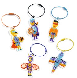 Djeco craft kit toy Pixel Art heroes - creative set
