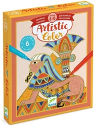 Djeco Artistic Color Kleurplaten Egypt incl. 6 stiften