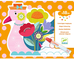 Djeco Magisch Kleuren Waterkleurboek - Animalo-Len