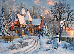 Eurographics Christmas Cottage - Dominic Davison (1000) (winter)