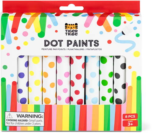 Tiger Tribe dot markers - creative marker set 8 pieces