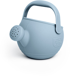 Bigjigs silicone watering can - dove grey - kids garden & beach toy