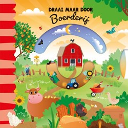 Lantaarn Farm children's book interactive spin wheel board book
