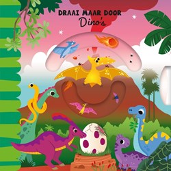 Lantaarn interactive children's book dinosaurs with spinning disc board book
