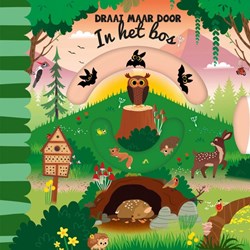Lantaarn children's book interactive forest book with spinning disc for toddlers