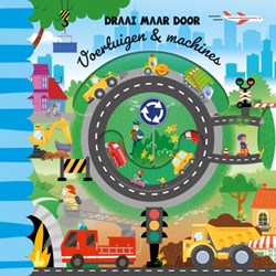 Lantaarn children's book vehicles and machines - interactive book for kids