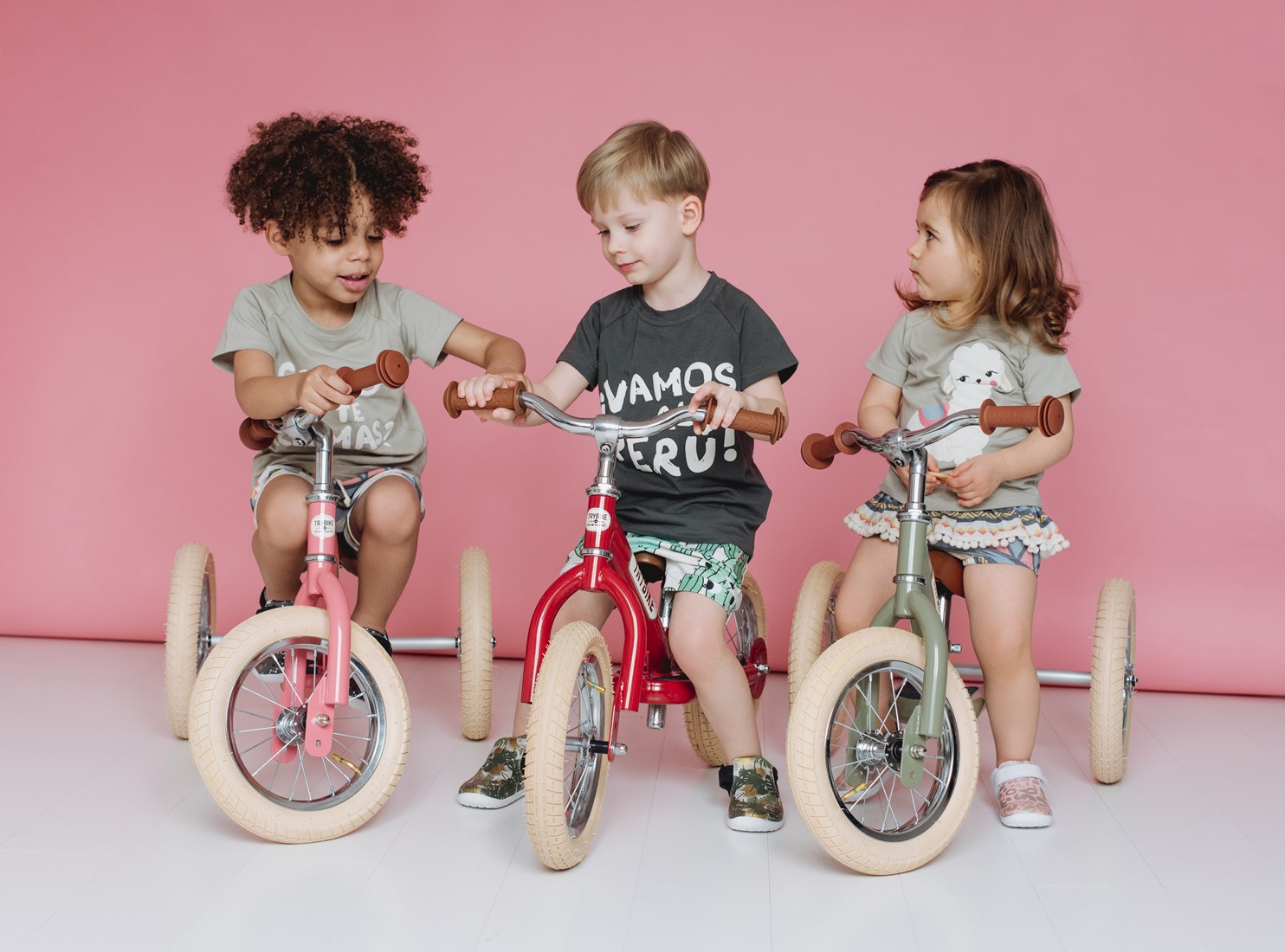 Pink trybike hot sale