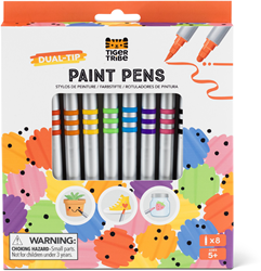 Tiger Tribe paint pens dual tip - creative markers for kids
