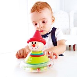 Hape tumbler toy clown Ralph colorful motor skills
