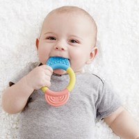 Hape teether ring baby - rice-based, safe and colorful teething toy