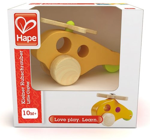 Hape wooden helicopter toy sustainable and colorful-3