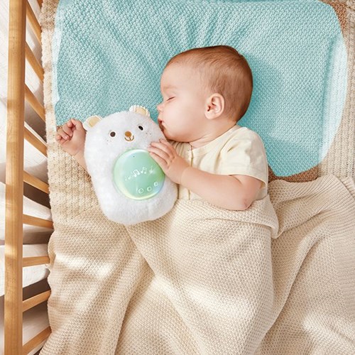 Hape musical cuddly toy My Music Pal-Huggy Bobo with night light-2