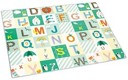 Hape alphabet play mat foldable - educational and colorful play rug