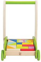 Hape wooden block walker - push walker with blocks for toddlers-3
