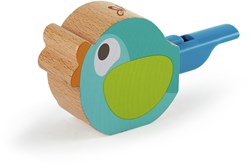 Hape bird whistle toy turquoise - wooden musical instrument 10 pieces