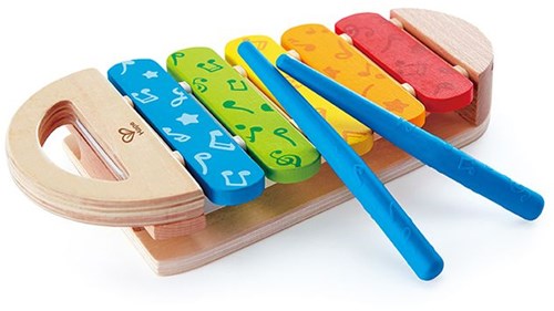 Hape Rainbow xylophone wooden musical instrument for children-2