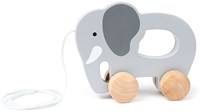 Hape wooden pull-along elephant - push and pull toy for kids-2