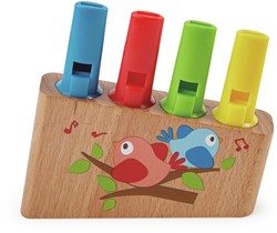 Hape wooden pan flute rainbow musical instrument for children
