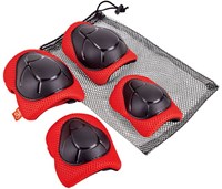 Hape kids knee pads and elbow pads red - protective toy gear
