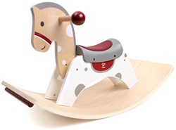 Hape rocking horse & balance board 2 in 1 wooden toy horse