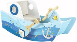 Hape rocking boat toy interactive blue comfortable