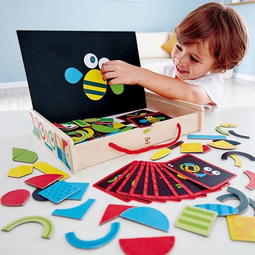 Hape Magnetic figure making - creative art box toy-3