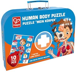 Hape puzzle Human Body - educational kids puzzle 1 meter
