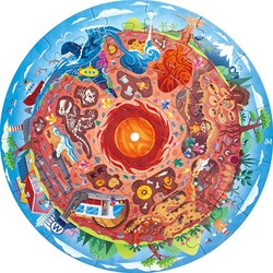 Hape puzzle underground world educational toy geology