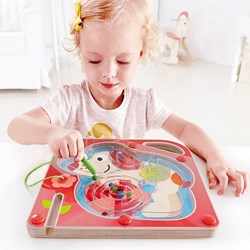 Hape Magnetic maze Pepe wooden puzzle toy