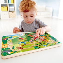 Hape magnetic maze jungle toy motor skills